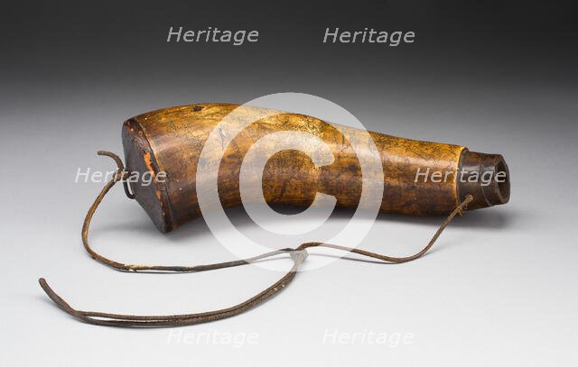 Powder Horn, c. 1775. Creator: Unknown.