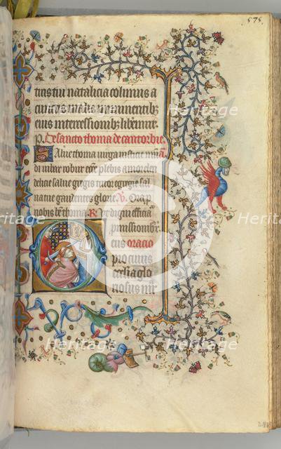 Hours of Charles the Noble, King of Navarre (1361-1425), fol. 282r, St. Thomas à Becket, c. 1405. Creator: Master of the Brussels Initials and Associates (French).