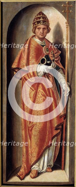 Pope Saint Cornelius', early16th century. Creator: Woensam, Anton (of Worms) (1492/1500-1541).