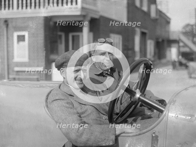 HE 14/40, Brooklands. Artist: Bill Brunell.
