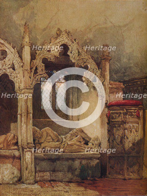 'The Knight is Dust', 1869. Artist: John Skinner Prout.