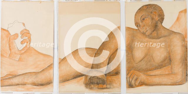 Figure Representing the Black Race (First Version), 1932. Creator: Diego Rivera.