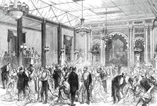 The Royal Visit to the City: the Indian Ball-Room at the Guildhall, 1876. Creator: C.R..
