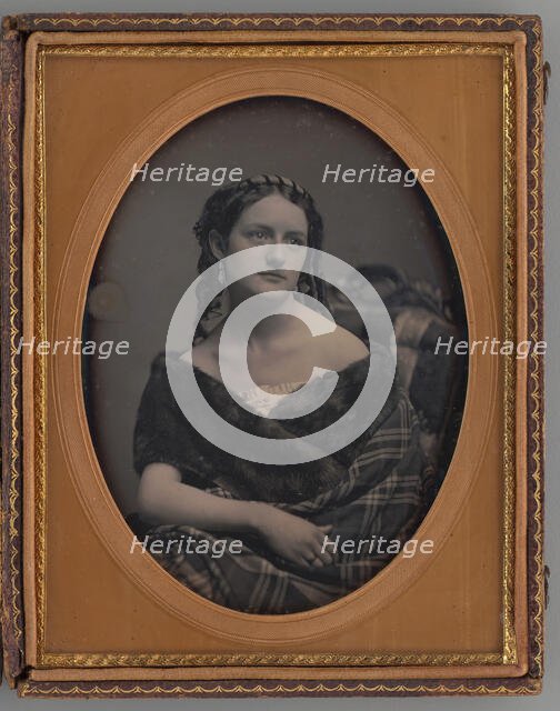 Untitled (Portrait of a Woman), 1857. Creator: Unknown.