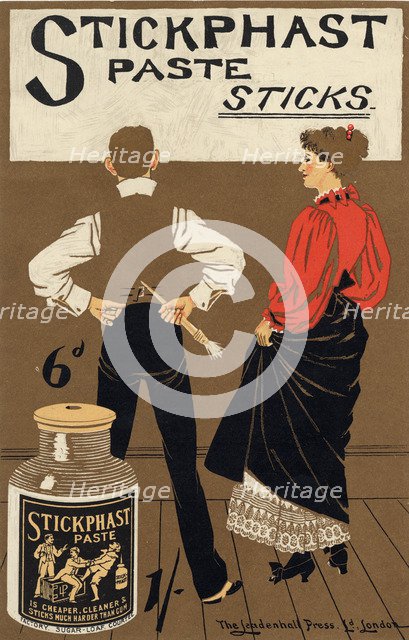 Stickphast Paste, 19th century. Artist: Unknown