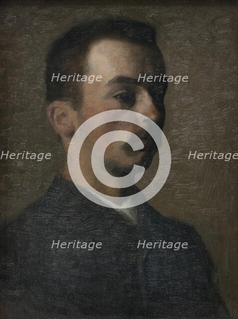 Self-Portrait, 1890. Creator: Vilhelm Hammershøi.