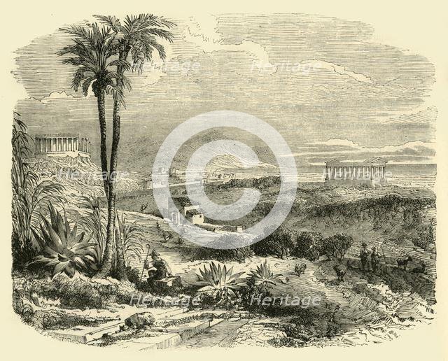 'View on the Coast of Sicily', 1890.   Creator: Unknown.