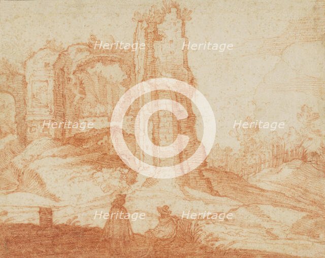 The Baths of Titus, c.1602-1605. Creator: Govert Jansz..