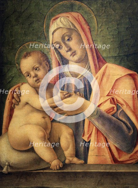 'Madonna and Child', 1490. Artist: Bartolomeo Vivarini