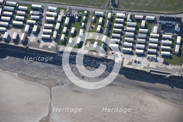 Collapse of sea wall defences at Ulrome Sands, East Riding of Yorkshire, 2014. Creator: Historic England Staff Photographer.