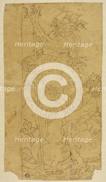 Neptune and Triton, n.d. Creator: Unknown.