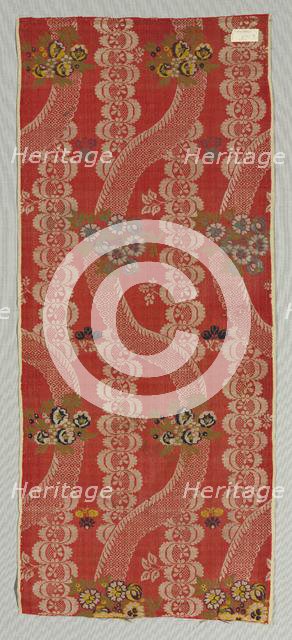 Fragment of Textile, 18th century. Creator: Unknown.