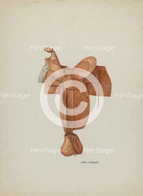 Saddle, c. 1940. Creator: Arthur P. Reynolds.