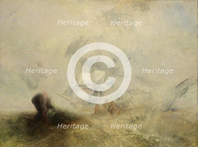 Whalers, ca. 1845. Creator: JMW Turner.