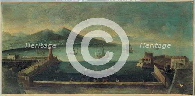 View of Argostoli on the island of Cephalonia, ca 1770-1790. Artist: Anonymous  