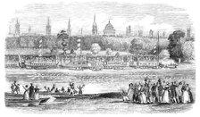 The Boat Race, 1844. Creator: Unknown.