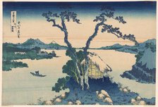Lake Suwa in Shinano Province (Shinshu Suwako), from the series "Thirty-six Views of..., c. 1830/33. Creator: Hokusai.
