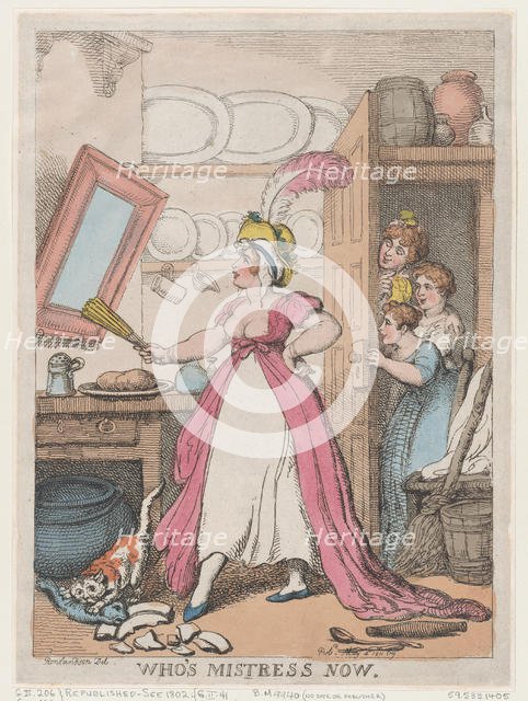 Who's Mistress Now?, May 4, 1811., May 4, 1811. Creator: Thomas Rowlandson.