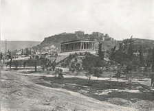 The Agora and Acropolis, Athens, Greece, 1895.  Creator: Unknown.