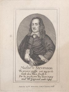 Portrait of Mathew Stevenson, late 18th-early 19th century. Creator: Unknown.