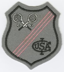 Patch for the International Lawn Tennis Club of the United States, 1980. Creator: Unknown.