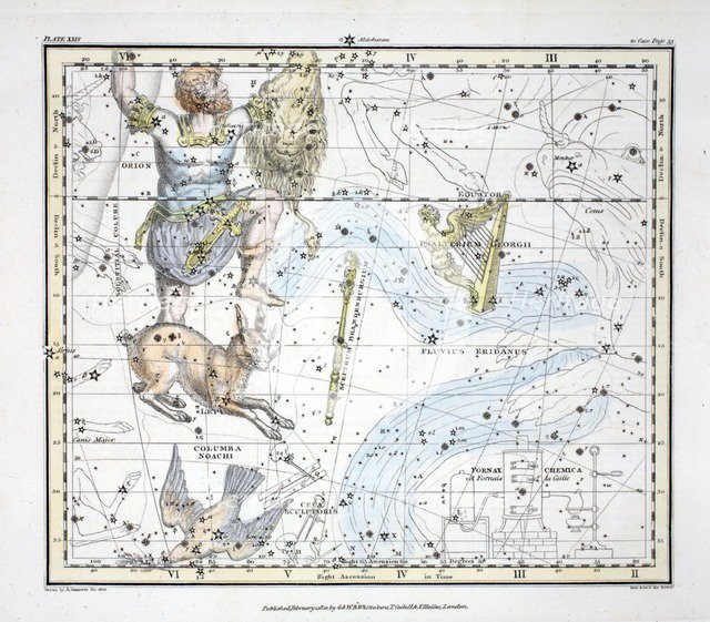 The Constellations (Plate XXIV), 1822.