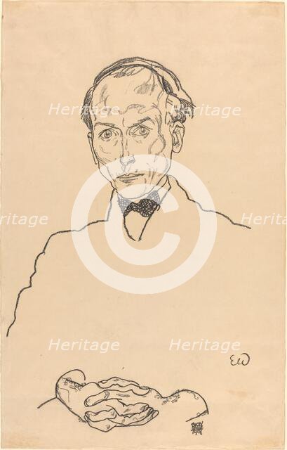Dr. Ernst Wagner, 1918. Creator: Egon Schiele.