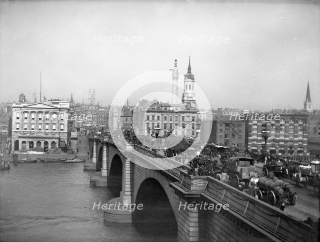 London Bridge, City Of London, 1880. Artist: Henry Taunt