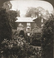 'Rydal Mount, William Wordsworth's home, Lake District, Engalnd', 1903.  Creator: Works and Sun Sculpture Studios.