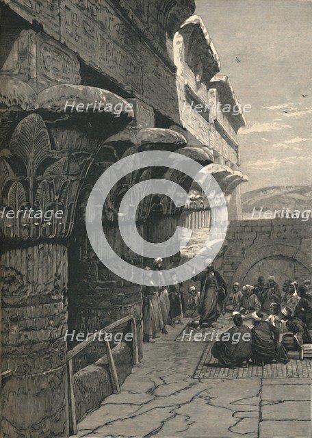 'The Pillared Hall of Ezneh', 1879, (1886). Artist: Unknown.