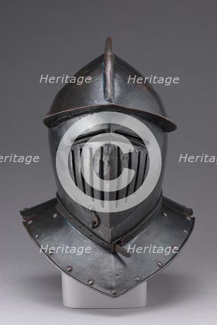 Cuirassier's Armor: Helmet, c. 1600-1620. Creator: Unknown.