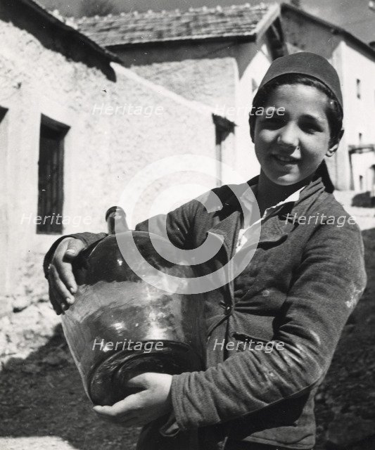 A gypsy boy, Trebinje, Bosnia-Hercegovina, Yugoslavia, 1939. Artist: Unknown
