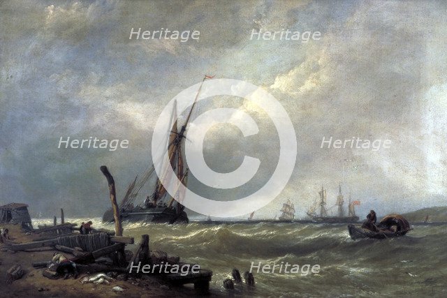 'On the Texel', 1856. Artist: Clarkson Stanfield