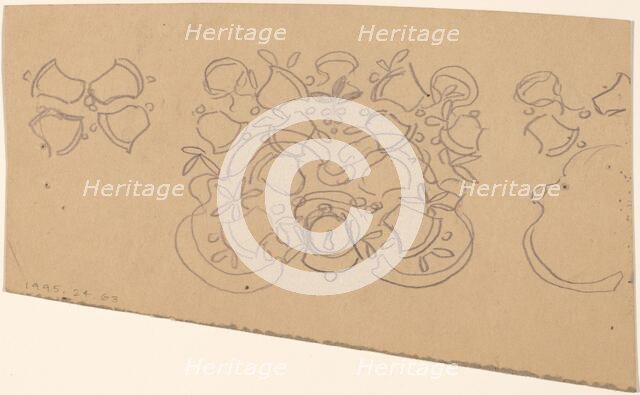 Study for a Border Design [verso], 1890/1897. Creator: Charles Sprague Pearce.