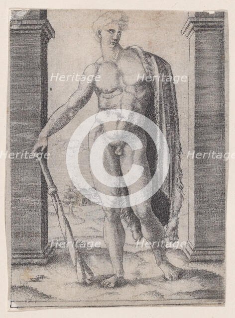 Young Hercules, ca. 1514-36. Creator: Agostino Veneziano.