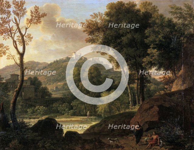 'The Countryside around Florence', Italy, late 18th/early 19th century. Artist: Francois-Xavier Fabre