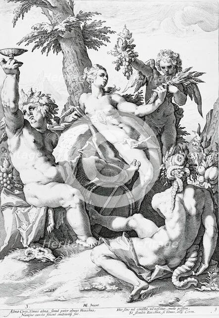 Mythological and Allegorical Subjects (image 5 of 5), 1588. Creator: Jacob Matham.
