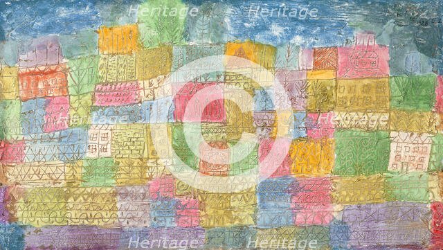 Colorful landscape, 1928. Creator: Klee, Paul (1879-1940).
