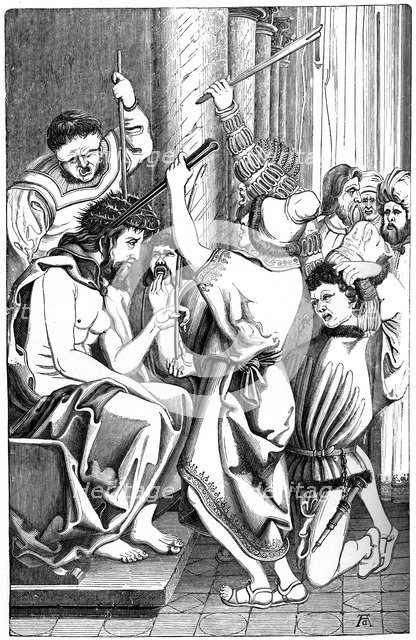 'Jesus Crowned with Thorns', (1870). Artist: Unknown