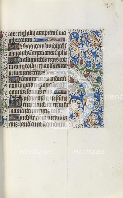 Book of Hours (Use of Rouen): fol. 46r, c. 1470. Creator: Master of the Geneva Latini (French, active Rouen, 1460-80).