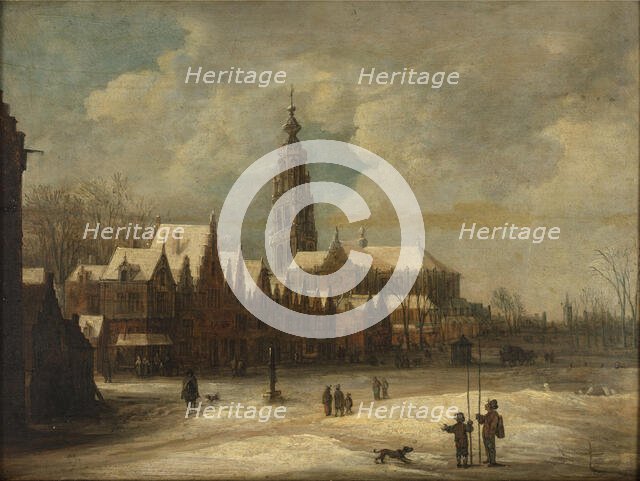 Winter's Day in Breda, 1648-1651. Creator: Frans de Momper.