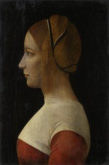Portrait of a Young Lady, c. 1490. Creator: Foppa, Vincenzo (active 1456-1516).