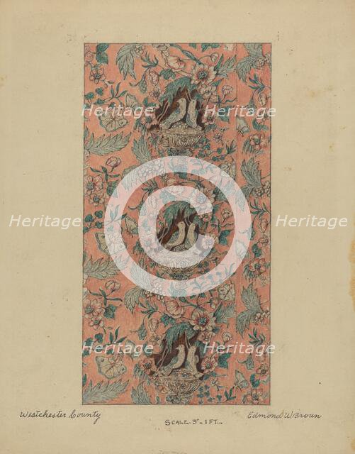 Glazed Chintz, c. 1936. Creator: Edmond W. Brown.