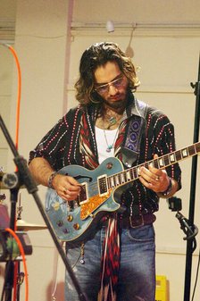 Zyan Mohammed, Robert Mitchell’s True Think, Battle Jazz Festival, Battle, East Sussex, July 2024. Creator: Brian O'Connor.