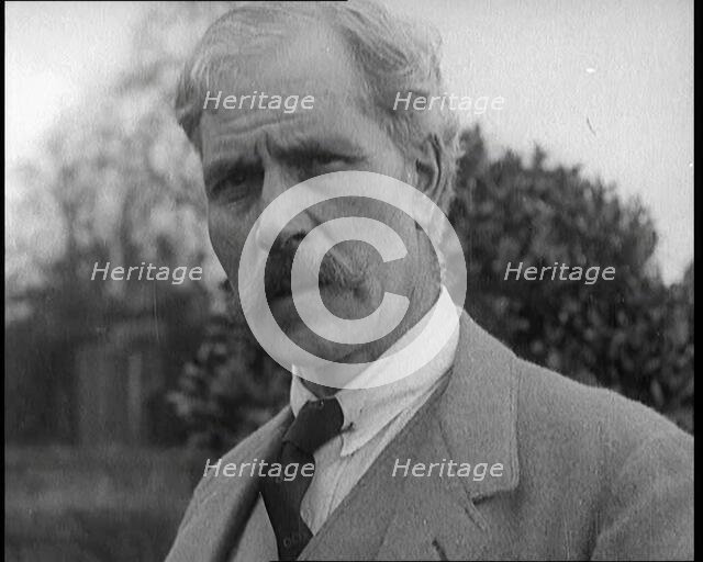 Prime Minister Ramsay MacDonald, 1924. Creator: British Pathe Ltd.