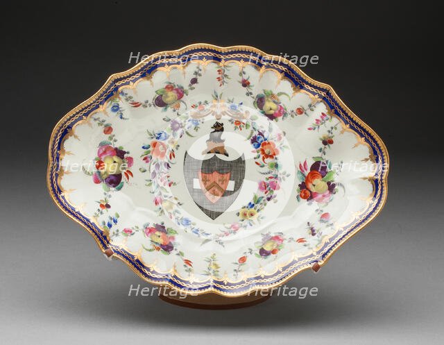 Dessert Dish, Worcester, c. 1790. Creator: Royal Worcester.