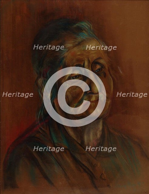 Portrait of Maria Andersson, 1931. Creator: Eemu Myntti.