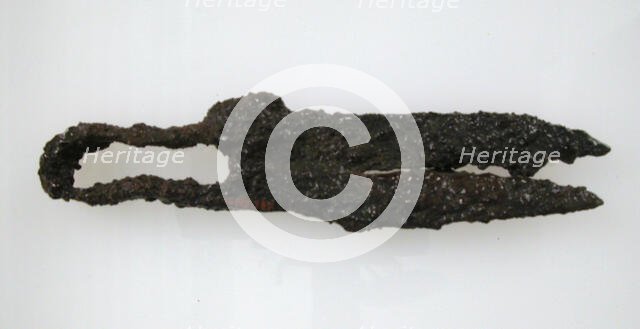 Scissors, Frankish, 7th century. Creator: Unknown.