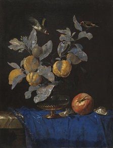 Still Life with Fruit, 1664. Creator: Willem van Aelst.