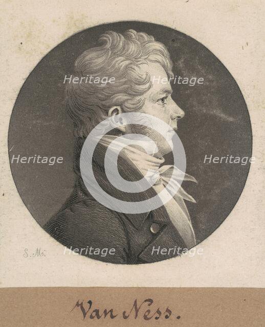 Van Ness, 1808. Creator: Charles Balthazar Julien Févret de Saint-Mémin.